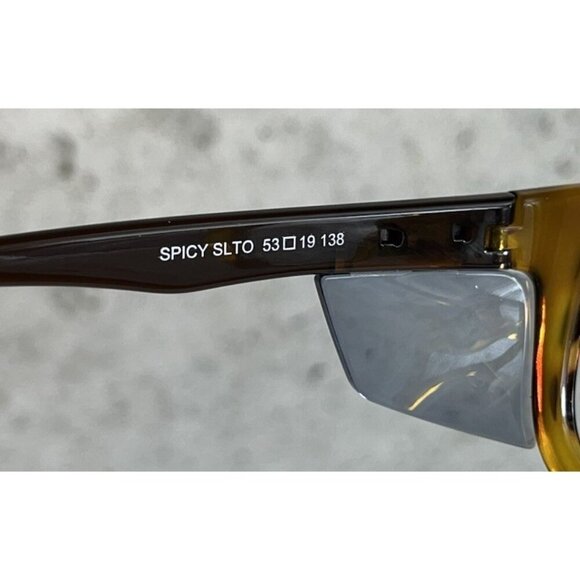 BOLLÉ Spicy SLTO Brown Saftey Eyeglasses Frames 53-19-138 Sideshields Z87-2+ - Picture 8 of 8